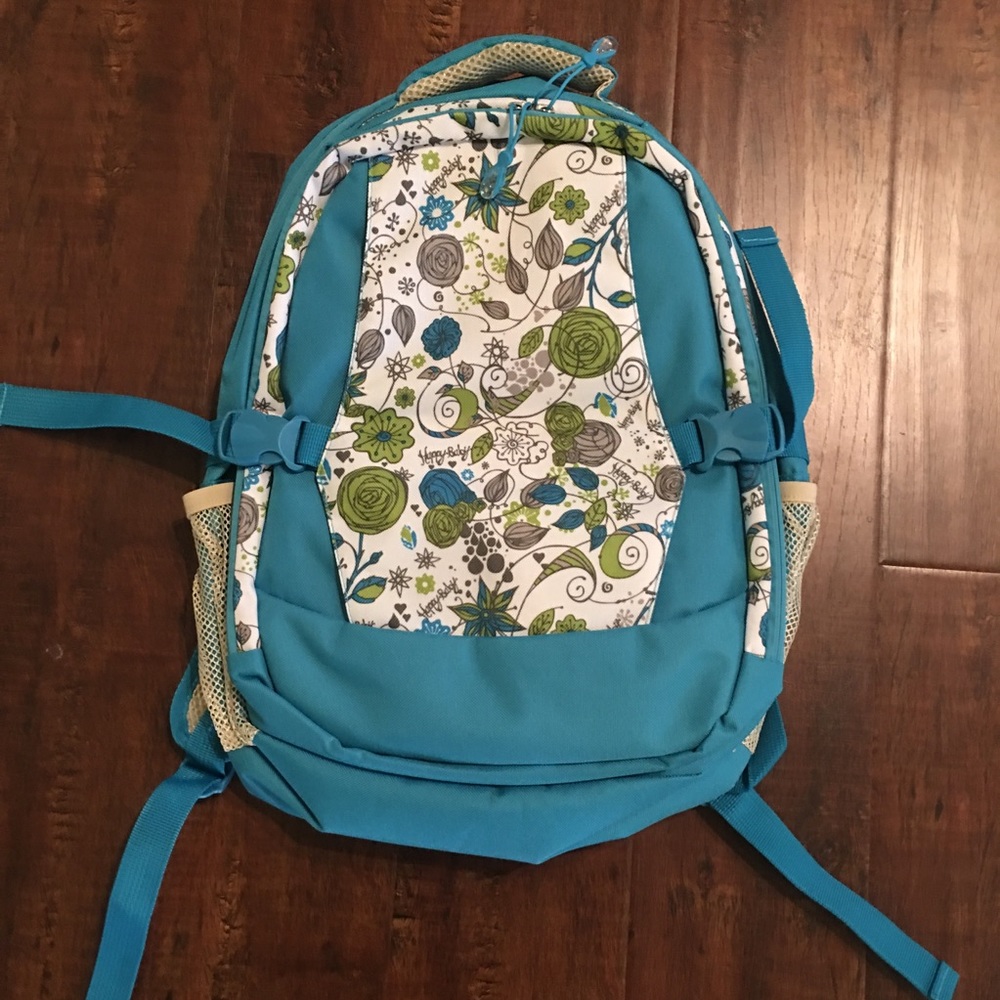*Only 1 left* Floral backpack style diaper bag 👶 - Picture 2 of 7
